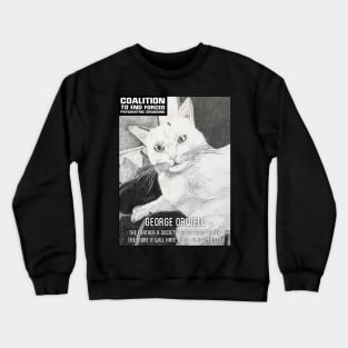 Mr Larry Lily and George Orwell Crewneck Sweatshirt